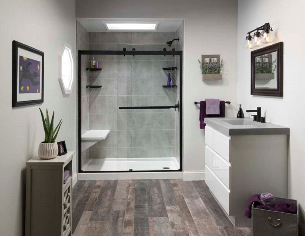 bathroom with spa-like features in MA, RI, and Southern NH