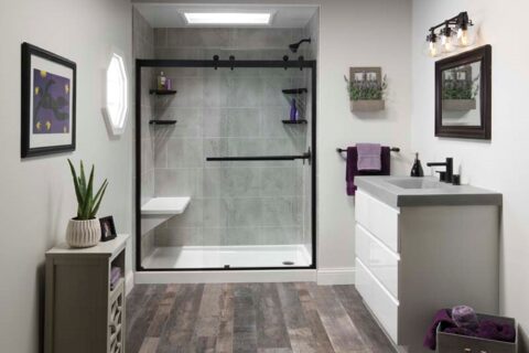 bathroom with spa-like features in MA, RI, and Southern NH